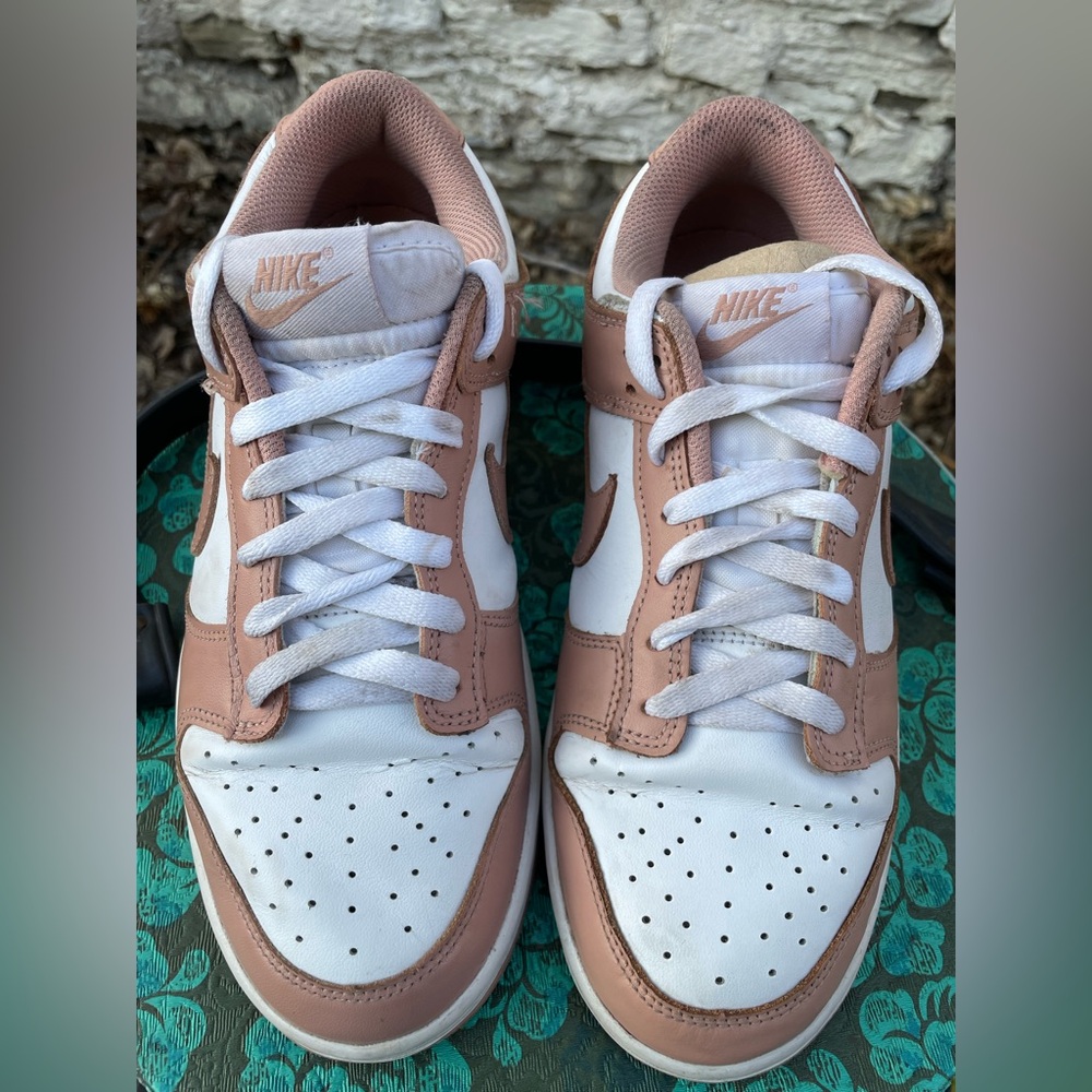 Nike Dunk Low "Rose Whisper" Women's Sneaker. Size 9. Good used condition.